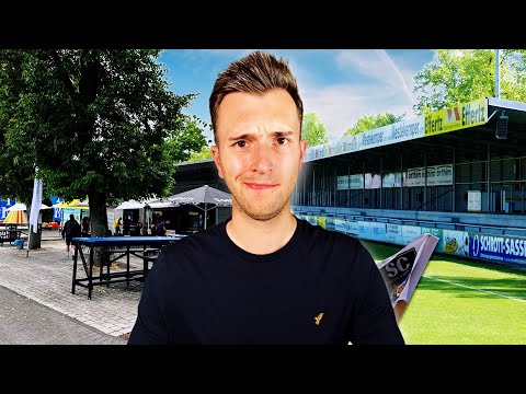 I'm visiting Germany's smallest professional club! 🔥 A 2,500-seat stadium?!