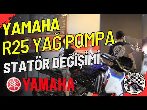 Yamaha R25 Statör, Alternatör Kapağı ve Yağ Pompa Değişimi