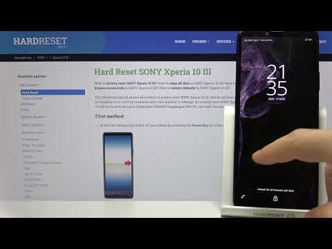 The look of boot animation on Sony Xperia 10 III | Sony Xperia 10 III boot process