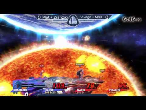 Sm4sh@Mines 41 - Plat + Zranzax Vs. Savage + M80 - Doubles Winners Quarterfinals