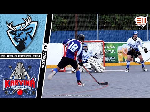 Highlights 22. kola Extraligy hokejbalu | SK Hokejbal Letohrad vs. HbK Karviná | 15.4. 2023