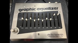 Video thumbnail for Electro Harmonix Graphic Equalizer Vintage 70s demo by Nordfield Live