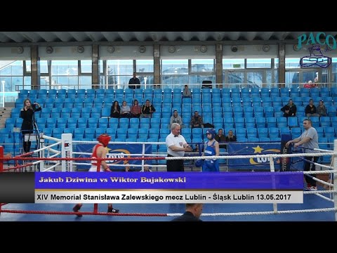 XIV Memorial Stanisława Zalewskiego mecz Jakub Dziwina vs Wiktor Bujakowski Lublin 13 05 2017 ok