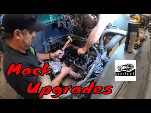 Much needed major engine upgrades for the mack and new injectors form@AreaDieselService