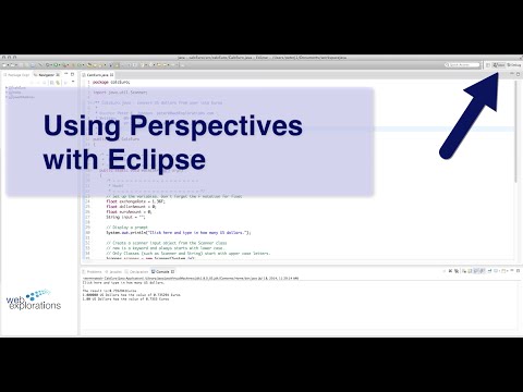 Using Perspectives With Eclipse