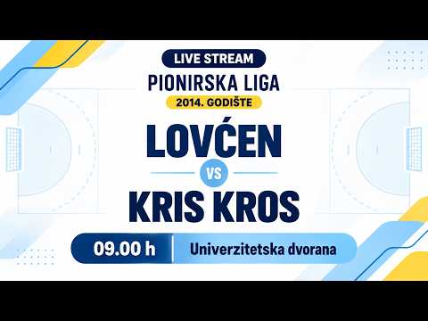 Telemach Pionirska liga: Lovćen - Kris kros [TRANSMISJA, LIVE]