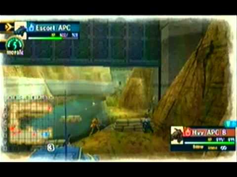 Let's Play Valkyria Chronicles II PT73 - The Escort APC Goes Uphill