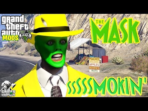 The Mask (Jim Carey) Mod with Voice (GTA 5 MODS)
