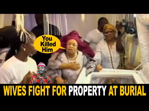 Polygamy Gone Wrong: Wives Fight Over Property at Husbands Burial In Nigeria