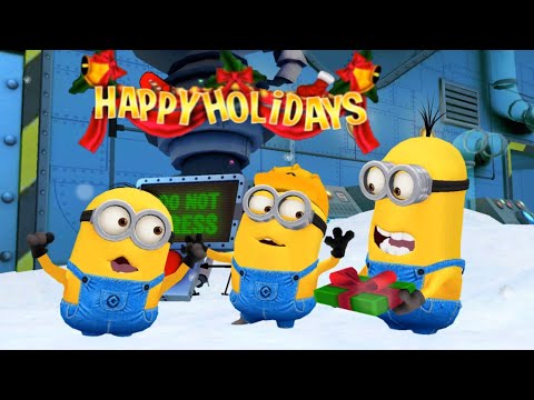 Despicable me: Minion rush Christmas 2024 funny mini movies Happy Holidays funny game intro Minions