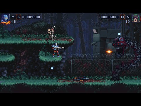 Iron Meat PC 2 player Co-op hard mode 60fps