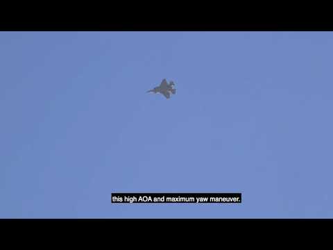 Captain Kristin "BEO" Wolfe, F-35 Demo Team pilot, explains the Pedal Turn maneuver