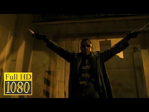 Wesley Snipes finds his mentor Whistler and kills vampires in the movie Blade 2 (2002)