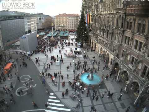 Marienplatz (Munich) Timelapse 12.11.2016