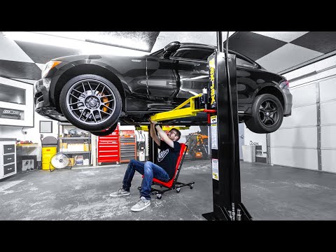 MaxJax Lift Installation & Review - Portable 2-Post Lift for Home Garage