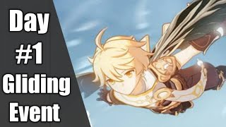 Gliding Event | Day1 | Genshin Impact