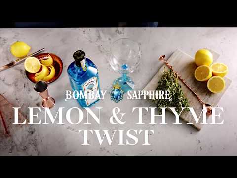 Bombay Summer Gin Of Ten Journeys Lemon Thyme How To