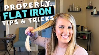 Straighten Your Hair Properly with Flat Iron | Tips for Perfectly Straight Hair without Damage