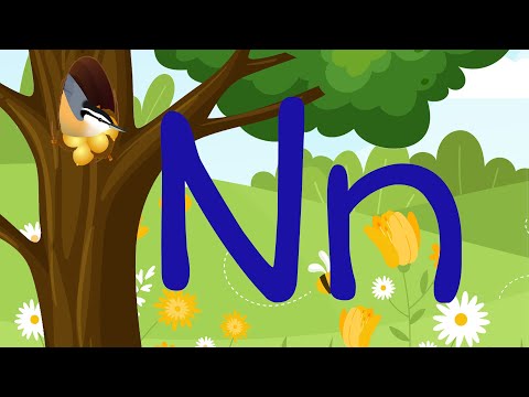 Nicole the nuthatch letter n poem