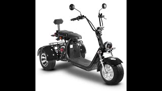 Montering utav Elscooter Trehjuling - 2000W