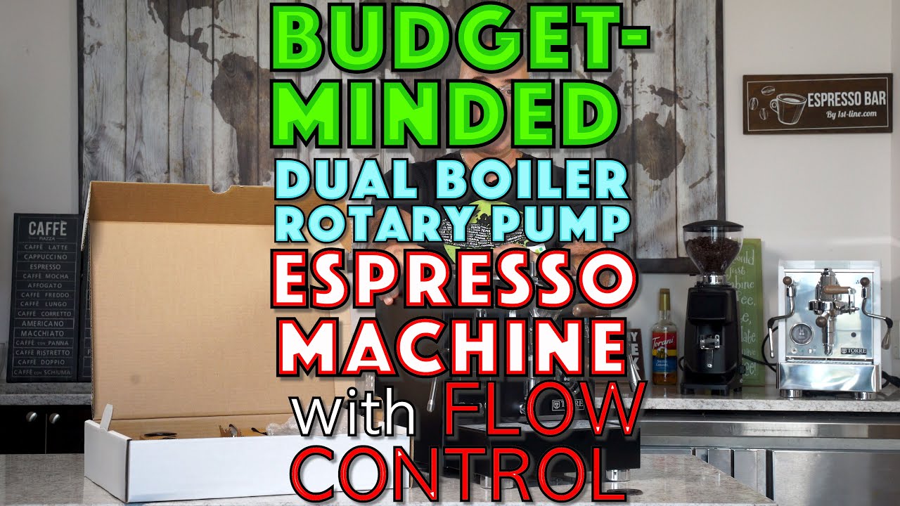 Budget Minded Dual Boiler Rotary Pump Espresso Machine w/ Flow Control