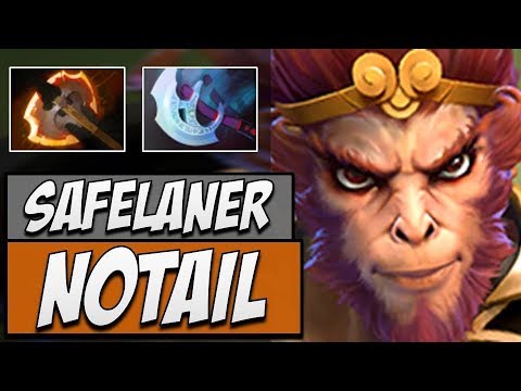 OG.Notail Monkey King - 7111 MMR | Dota Gameplay 7.14