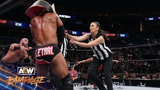 No One Fights Like Family, Mark &amp; Papa Briscoe team w/ Aubrey Edwards vs The Jarretts &amp; Jay Lethal