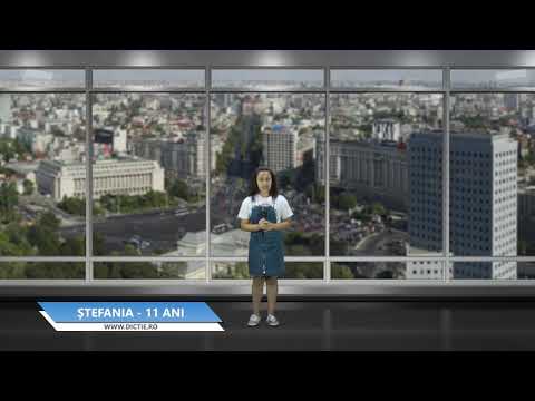 STEFANIA COMAN ne prezintă vremea - Proiect Meteo cu Daniel Nițoiu la Școala TV Dicție.ro