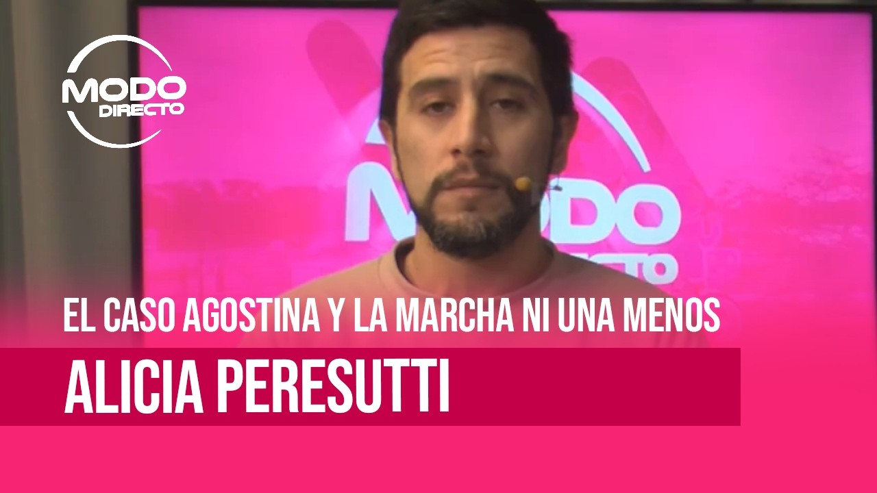 Modo Directo | Marcha Ni Una Menos - Alicia Peresutti