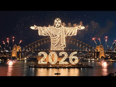 Australia New Year 2026 Drone Show with Jesus | LIVE 2026 Event!