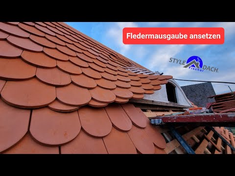 Fledermausgauben ansetzen - Biberschwanz Ochsenauge - Teil 7