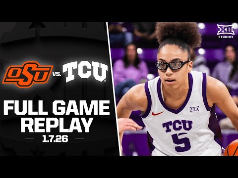 Oklahoma State vs. TCU Full Game Replay (1.7.26) | 2025-26 Big 12 Women's Basketball