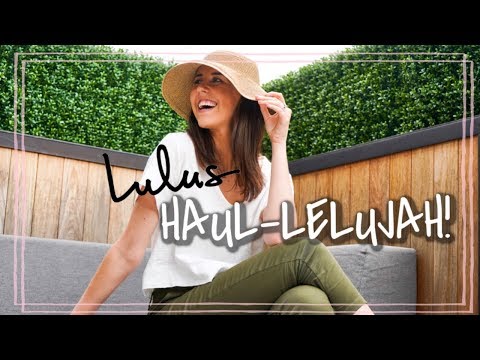 LULU'S TOP RATED TRY-ON HAUL! HAUL-LELUJAH!