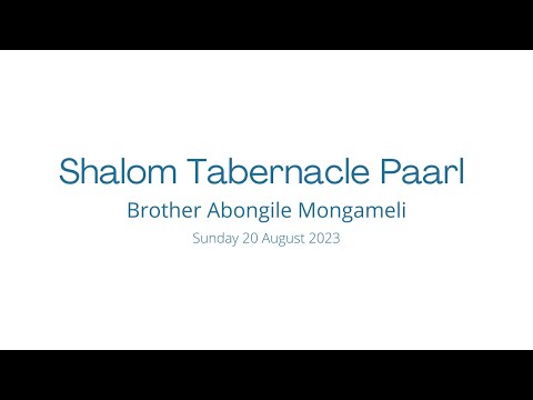 2023-0820AM - Brother Abongile Mongameli - The Mystery Of God