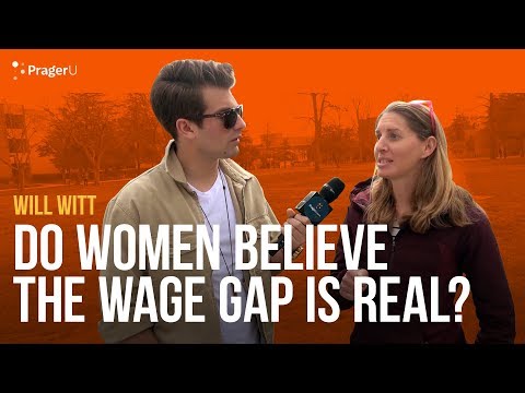 Do Women Believe in the Wage Gap? | Man on the Street