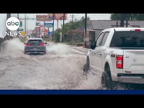 Torrential rains pound Texas overnight