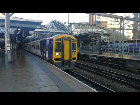 158 855 working 2U34 14:26 Leeds to Manchester Victoria