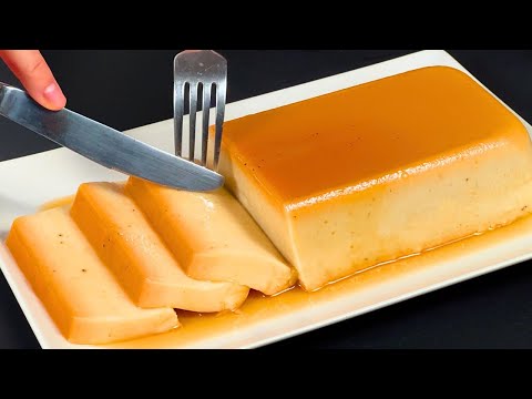 Just milk and banana! The most delicious Italian dessert in 5 minutes! No baking! The trick!