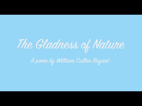 Digital Video Poem: The Gladness of Nature