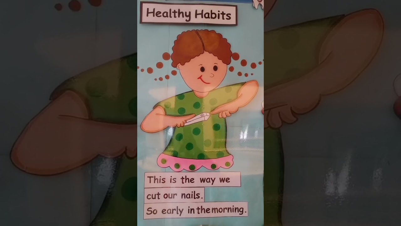 Healthy Habits Board|Paper Craft|Like And Subscribe For More Creative Ideas|