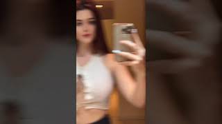 Something is popping out from her shirt #shorts #shotvids #viralshots #trendingshorts