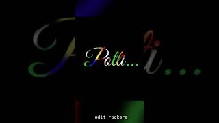 Potti cute💕whatsapp status||edit rockers|| #short
