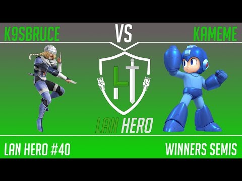 LAN Hero #40 MF LH K9sbruce (Sheik) vs DNG Kameme (Mega Man) - Winners Semis