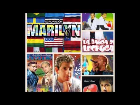 AGRUPACION MARILYN VS LA BANDA DE LECHUGA - ENGANCHADOS MEJORES EXITOS
