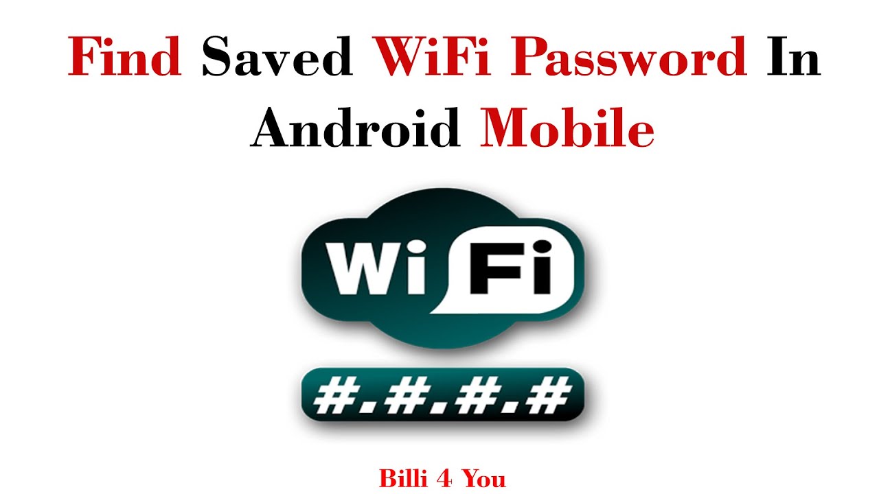 <h1 class=title>How To Find Saved WiFi Password In Android Mobile</h1>