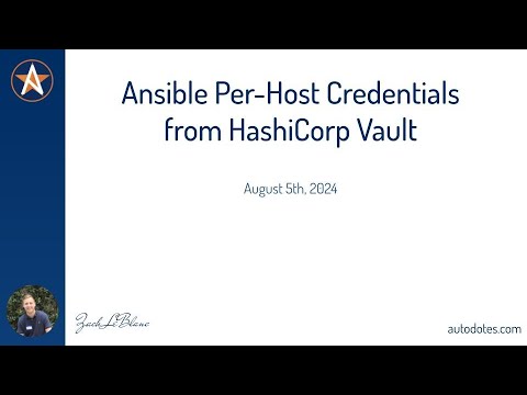 Ansible Per-Host Credentials from HashiCorp Vault