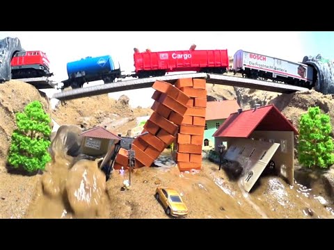 Dam Breach Movies Part 6 - Train Sets Apocalypse