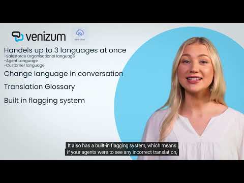 Venizum Salesforce Live Chat Translation 2023