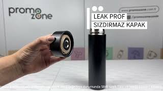 PZ6258 - 450 ML Isı Derecesi Gösteren Dijital Göstergeli Çelik Termos