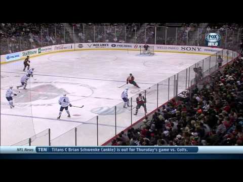 Nazem Kadri Match penalty targeting head. Toronto Maples Leafs vs Minnesota Wild 11/13/13 NHL